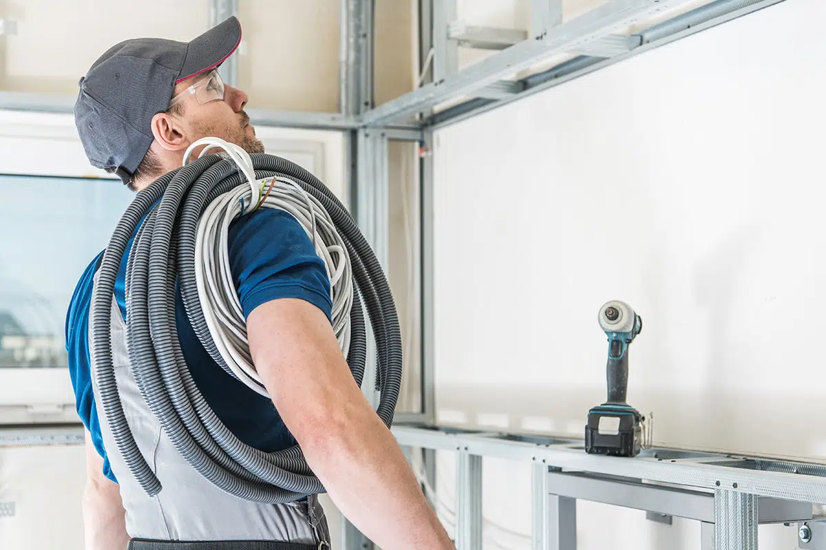 Maintenance Electrician Installing New System