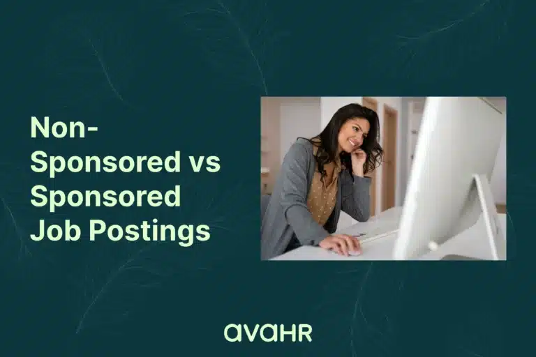 Non-Sponsored versus Sponsored Job Postings