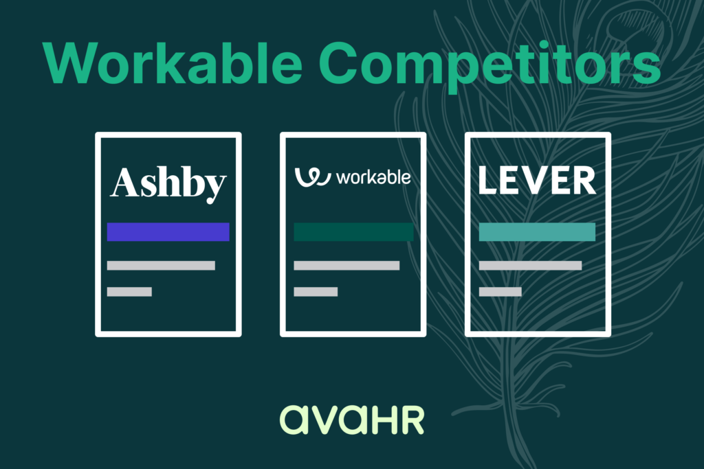 Image Showing Logos Of Workable Competitors And Its Alternative Ava Hr