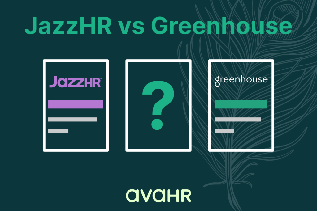 Image Showing Logos Of Jazzhr Vs Greenhouse And Their Alternative Ava Hr