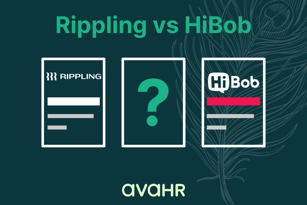 Image Showing Logos Of Rippling Vs Hibob And Their Alternative Ava Hr
