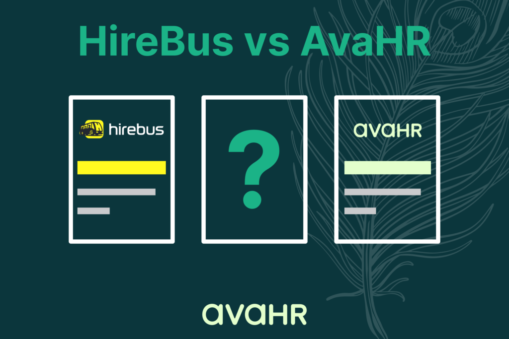 Image Showing Logos Of Hirebus Vs Avahr And Their Alternative Avahr