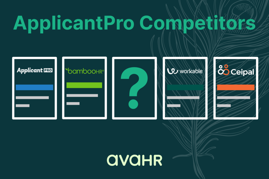 Image Showing Logos Of Applicantpro Competitors And Its Alternative Ava Hr