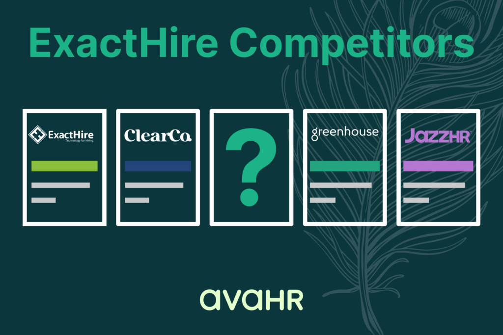 Image Showing Logos Of Exacthire Competitors And Its Alternative Ava Hr