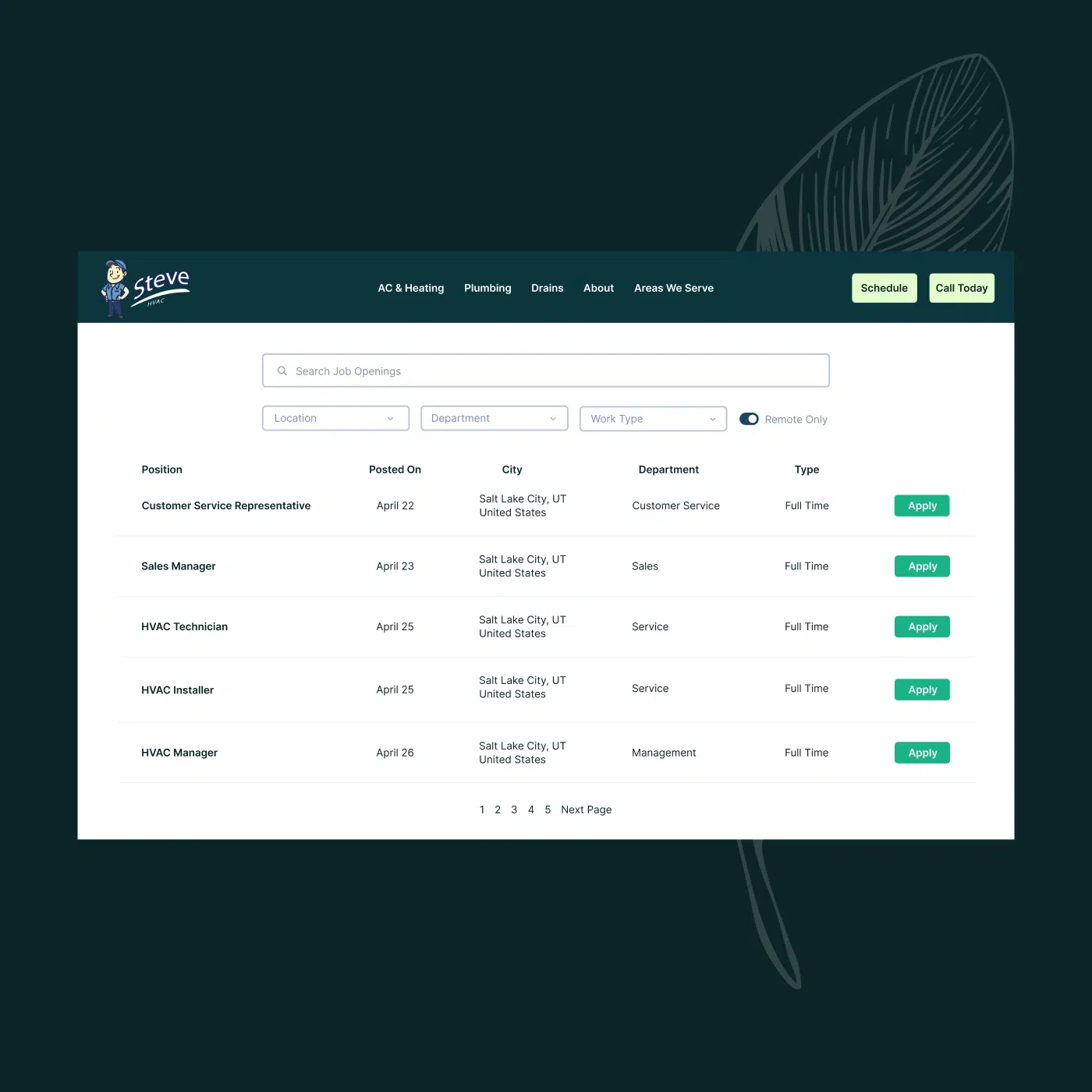 Branded Career Page 1