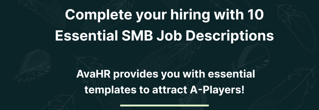 10 Essential Small Business Job Descriptions + Free Bundle - AvaHR