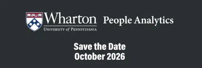 Wharton People Analytics Conference 2026