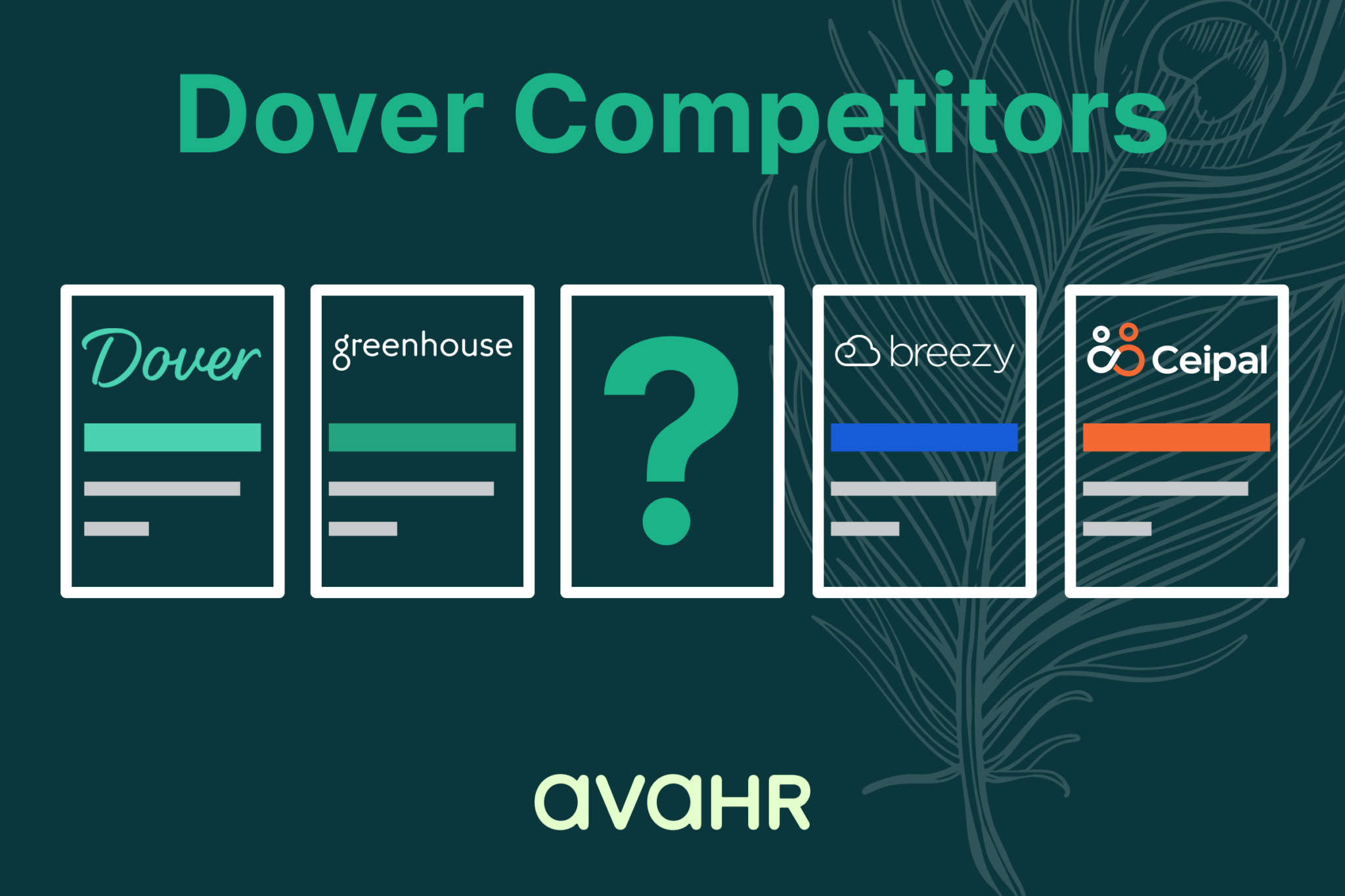 Image Showing Logos Of Dover Competitors And Its Alternative Avahr