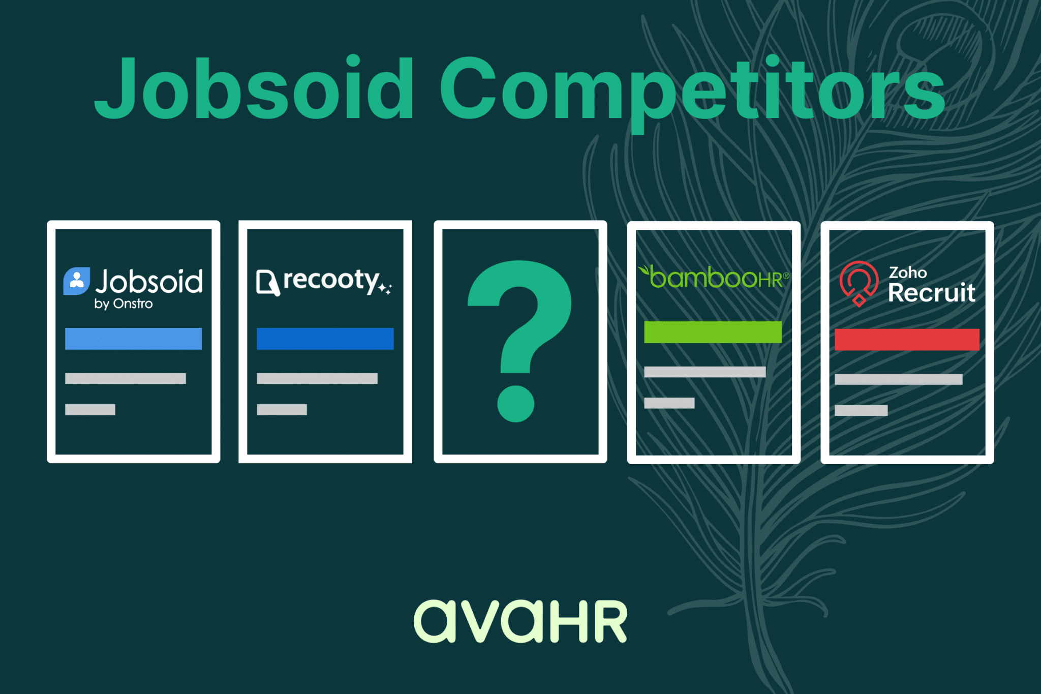 Image Showing Logos Of Jobsoid Competitors And Its Alternative Avahr