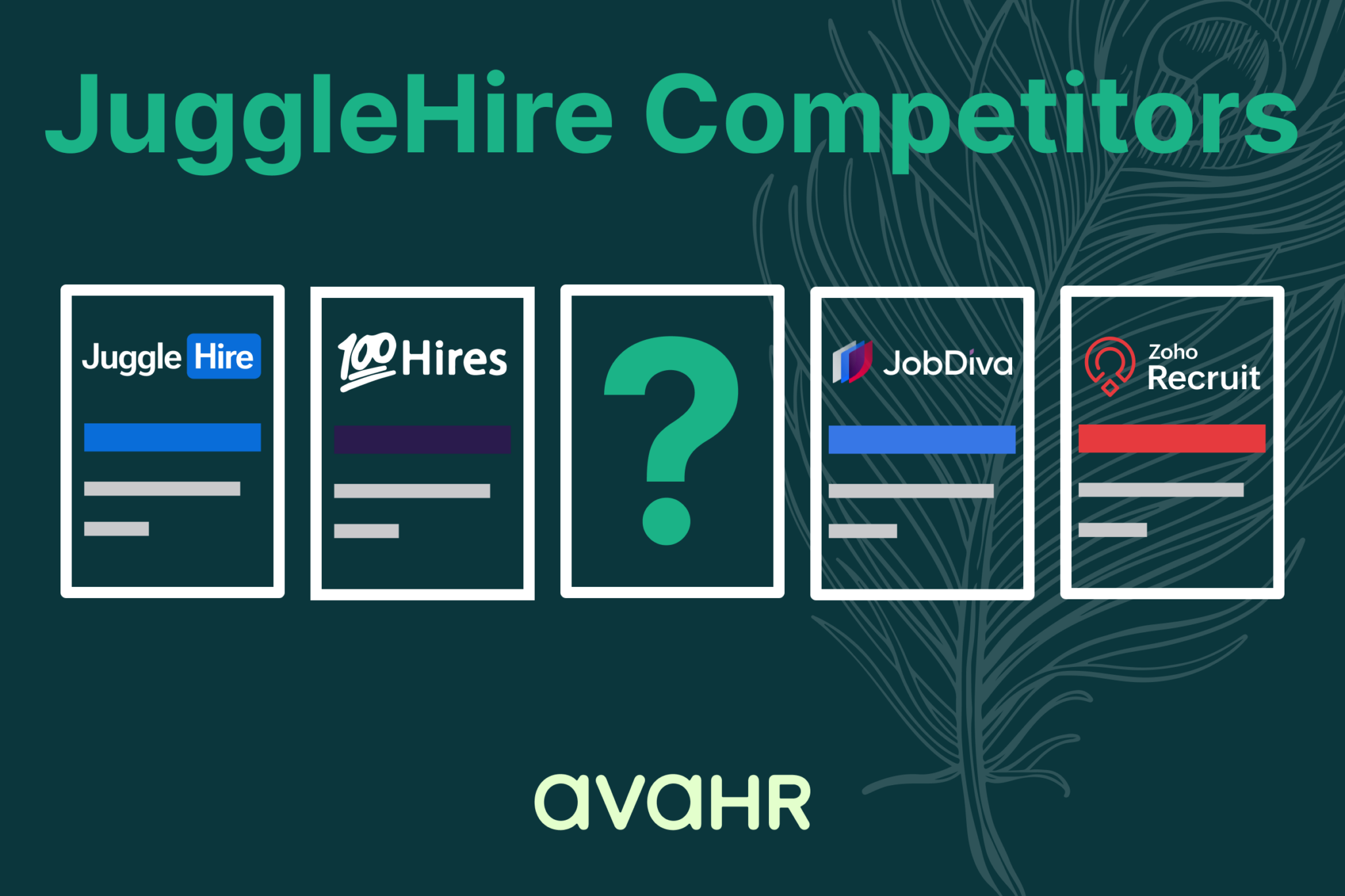 Image Showing Logos Of Jugglehire Competitors And Its Alternative Avahr