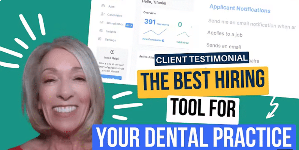 Gina Saunders Dental Consultant Testimonial Talking About Avahr Ats For Small Business