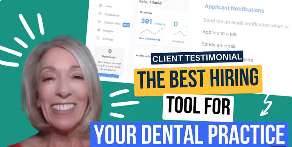 Gina Saunders Dental Consultant Testimonial Talking About Avahr Ats For Small Business
