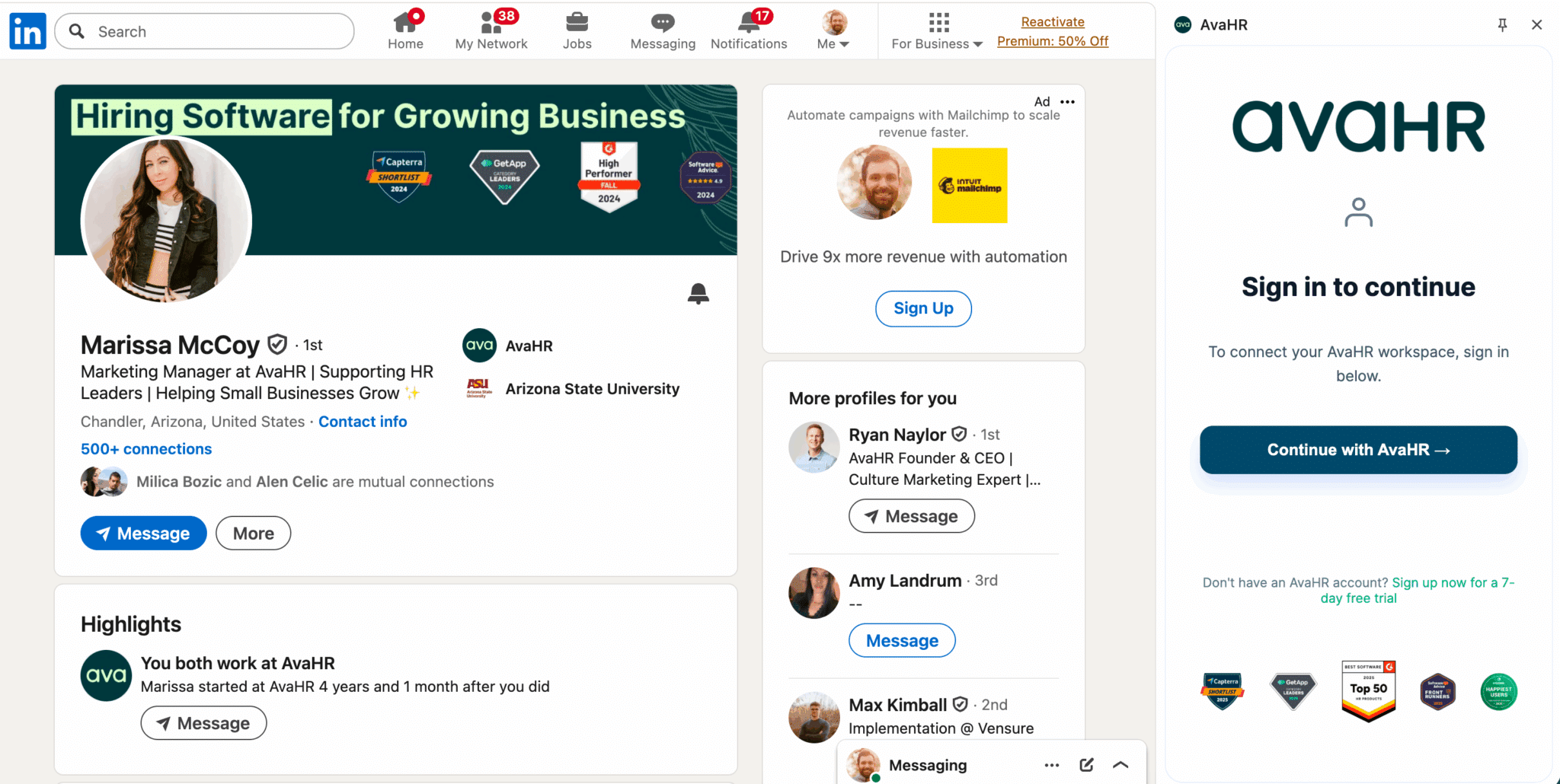 Avahr Chome Extension 1