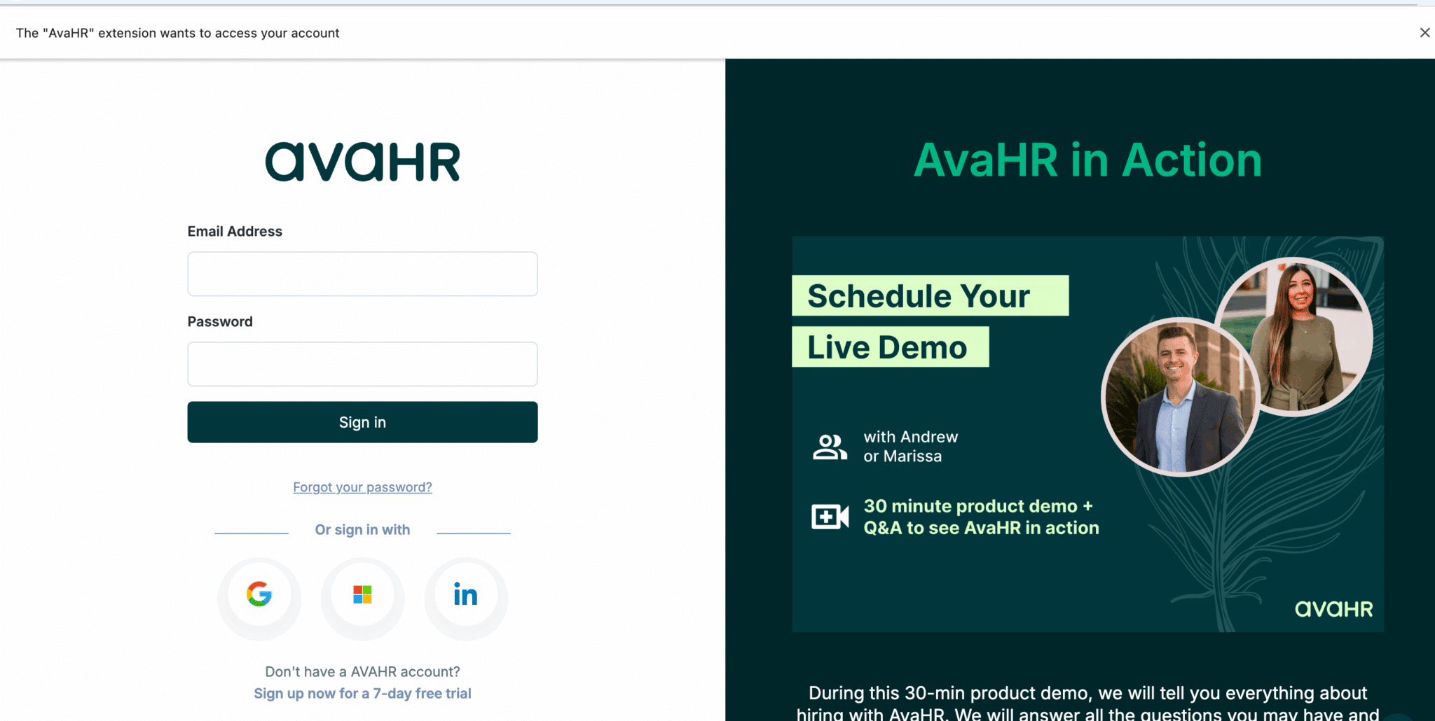 Avahr Chome Extension 2