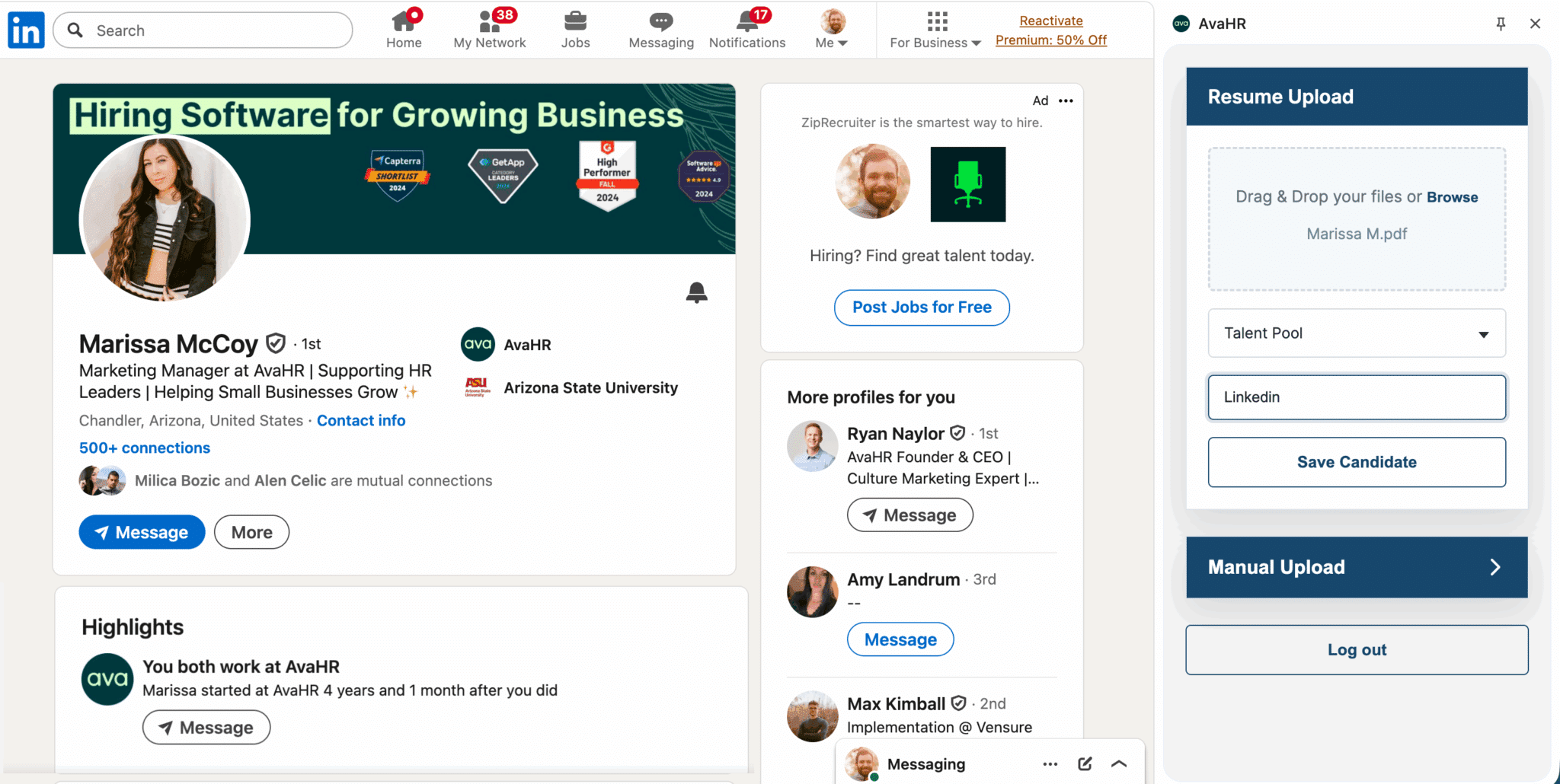 Avahr Chome Extension 5