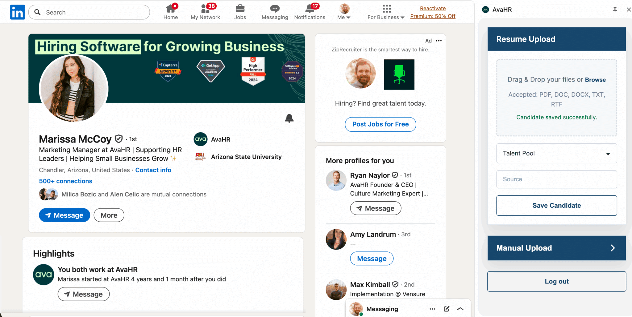 Avahr Chome Extension 6