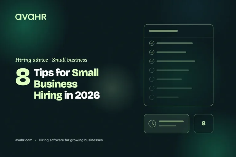 8 Tips for Small Business Hiring in 2026
