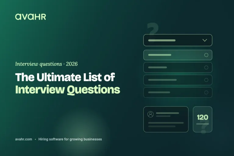 The Ultimate List Of Interview Questions for 2026