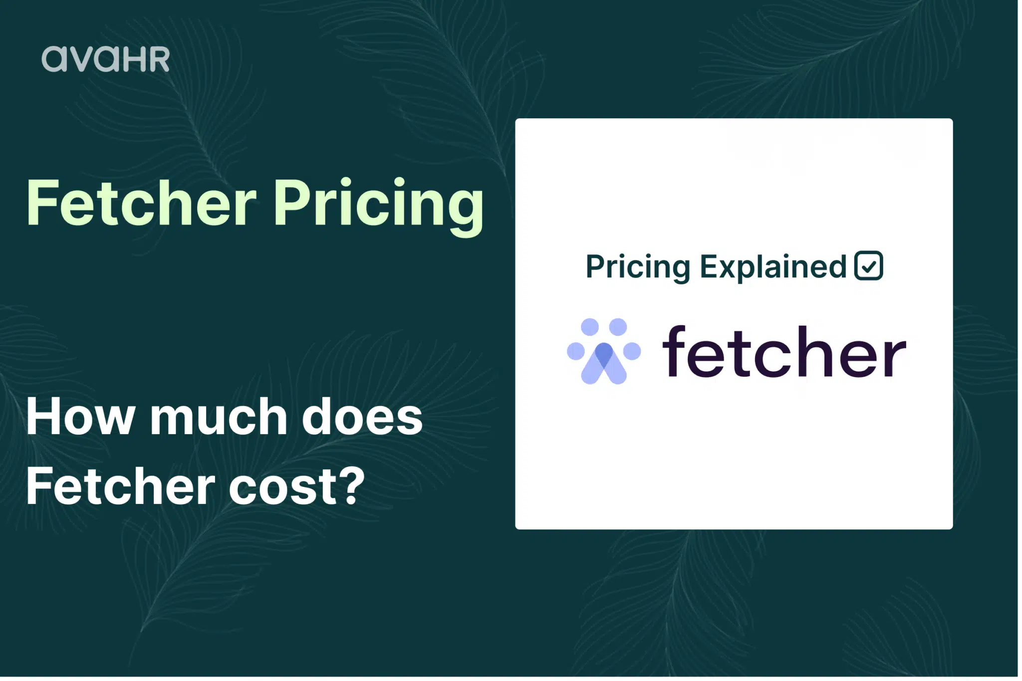 Fetcher pricing overview showing how much Fetcher costs in 2026, including sourcing plan details and monthly pricing