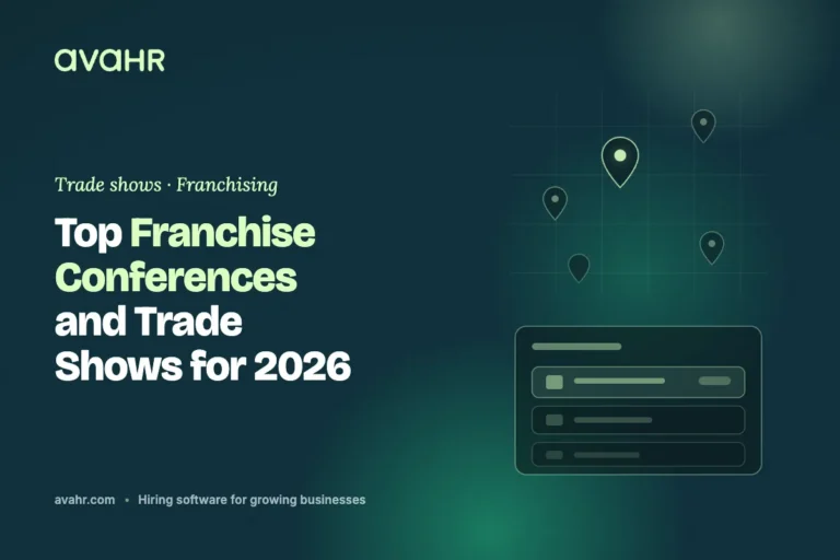 Top Franchise Conferences and Trade Shows for 2026