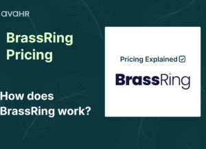 BrassRing Pricing guide cover showing BrassRing logo and headline explaining how BrassRing pricing works, including plans, costs, and enterprise ATS pricing information.