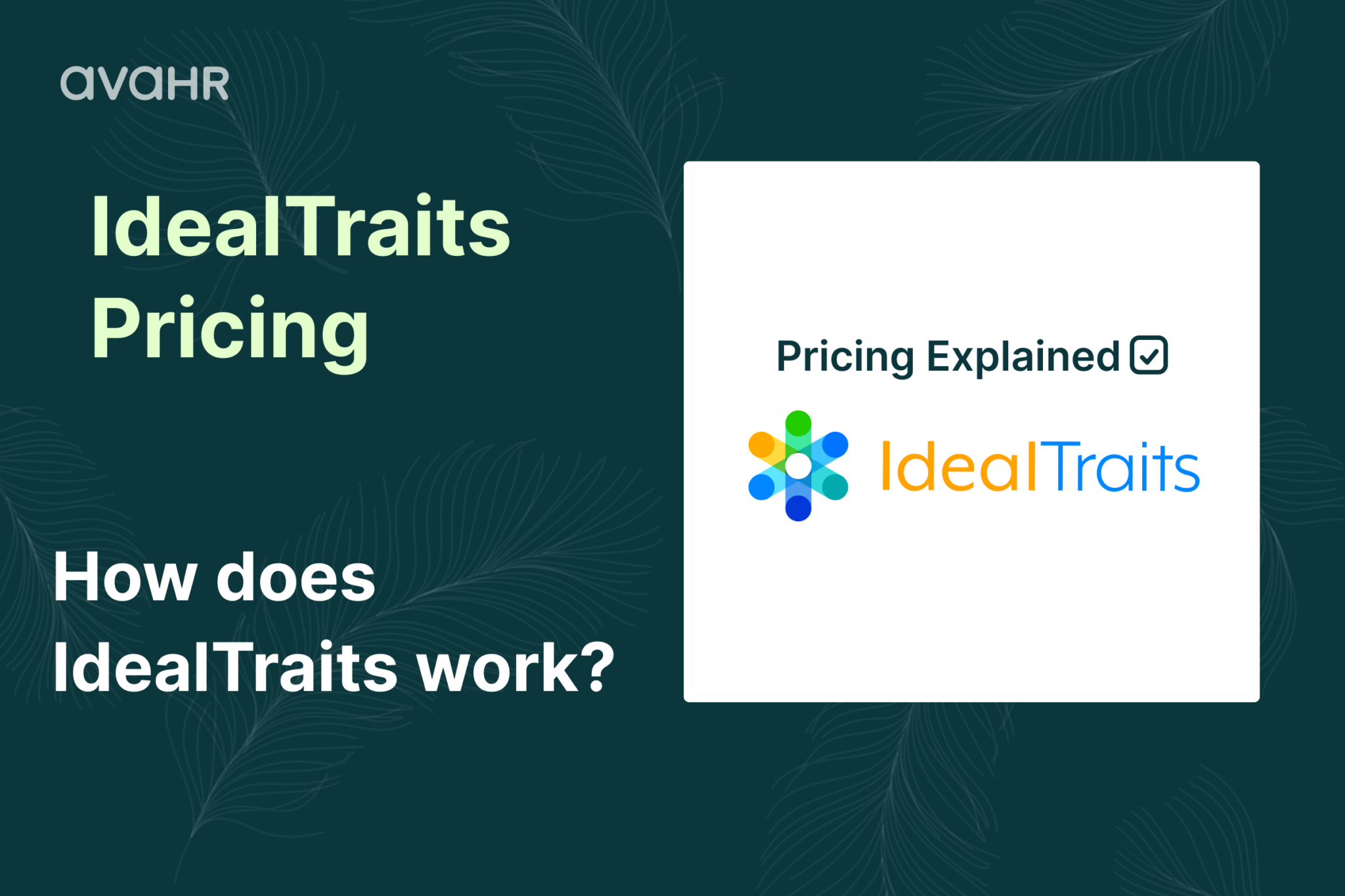Idealtraits Pricing 2026 How Much Does Idealtraits Cost