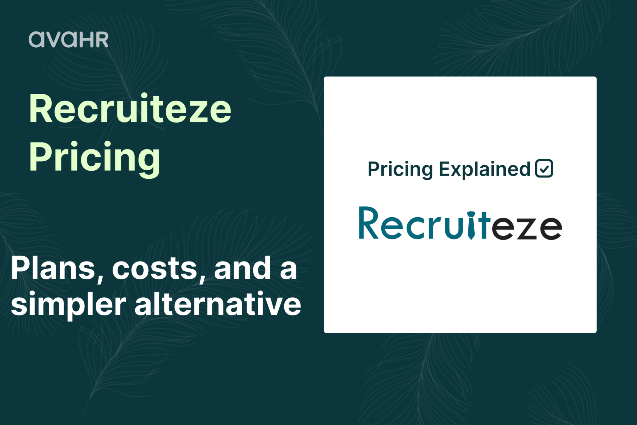 Recruiteze pricing plans comparison showing Startup, Business, and Enterprise pricing with active job limits and ATS features