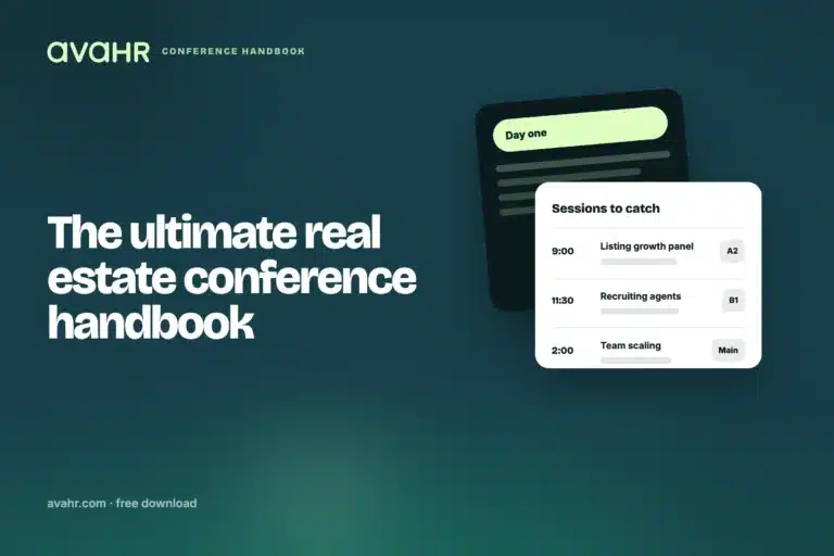 AvaHR’s Ultimate Real Estate Conference Handbook