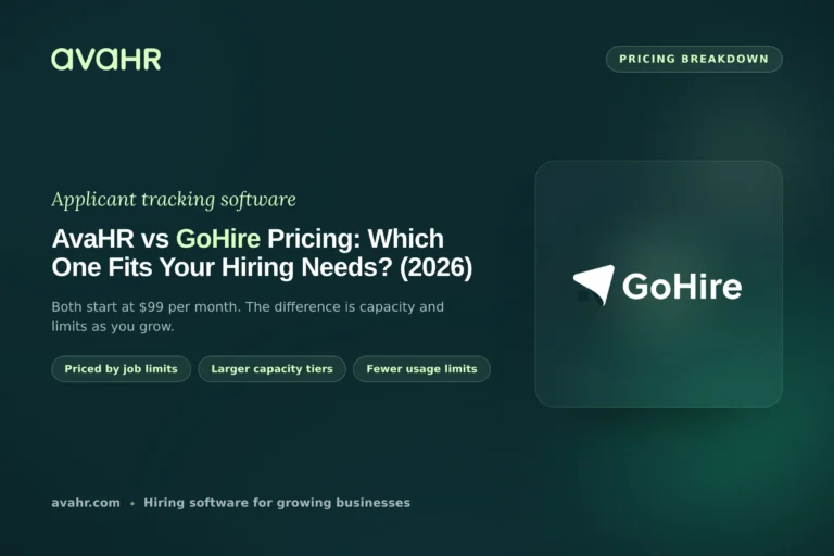 AvaHR vs GoHire Pricing (2026)
