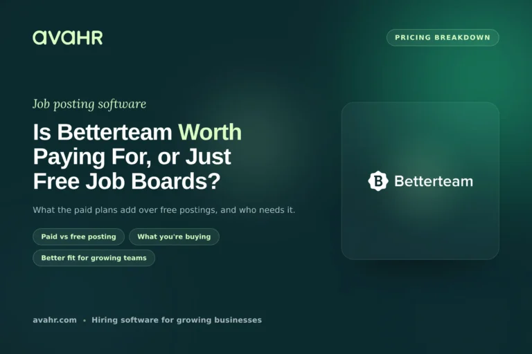 Betterteam Pricing: Is Betterteam an ATS, and what’s the price?