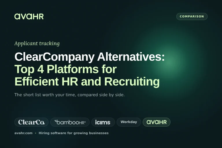 ClearCompany Alternatives: Top 4 Platforms for Efficient HR and Recruiting