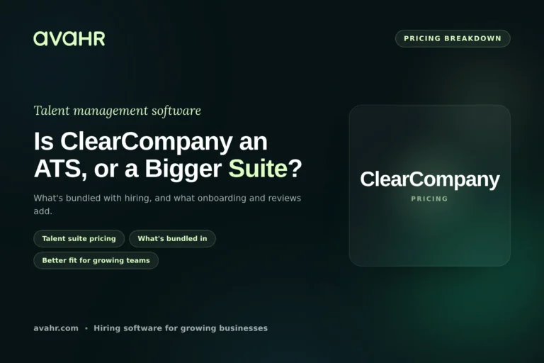 ClearCompany Pricing 2026: Is ClearCompany an ATS?