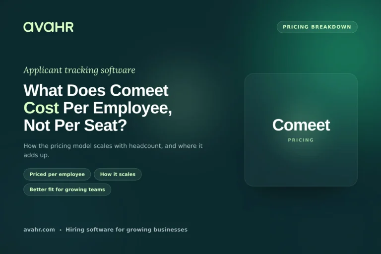 Comeet Pricing 2026: Costs Per Employee and More