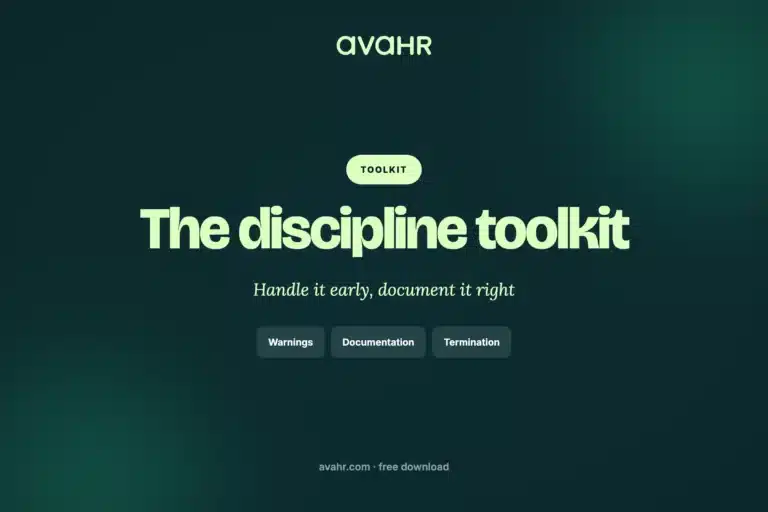 Discipline Toolkit