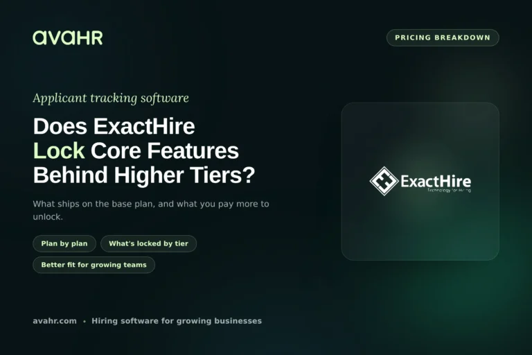 ExactHire Pricing (2026): Are Core ATS Features Locked?