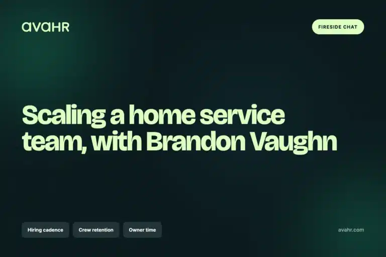 Fireside Chat For Home Service Pros With Brandon Vaughn