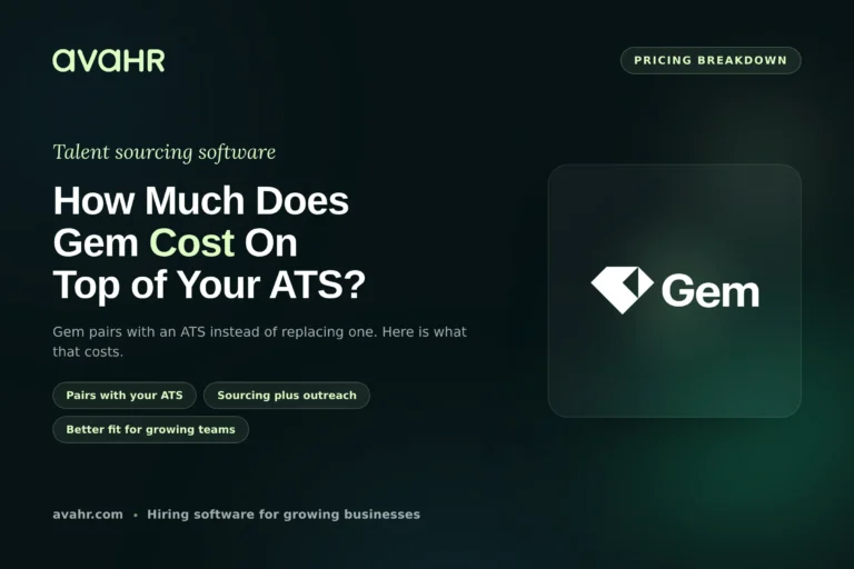 How Much Does Gem ATS Cost? Gem Pricing Plans Explained (2026)