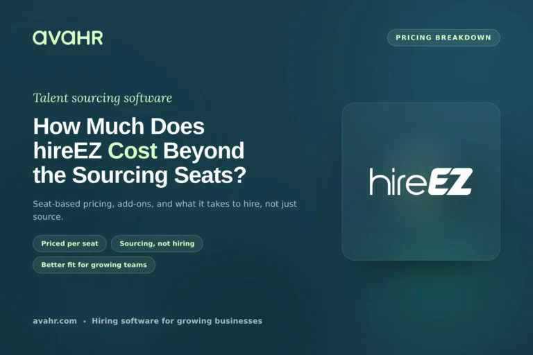 hireEZ Pricing 2026: How Much Does hireEZ Cost?
