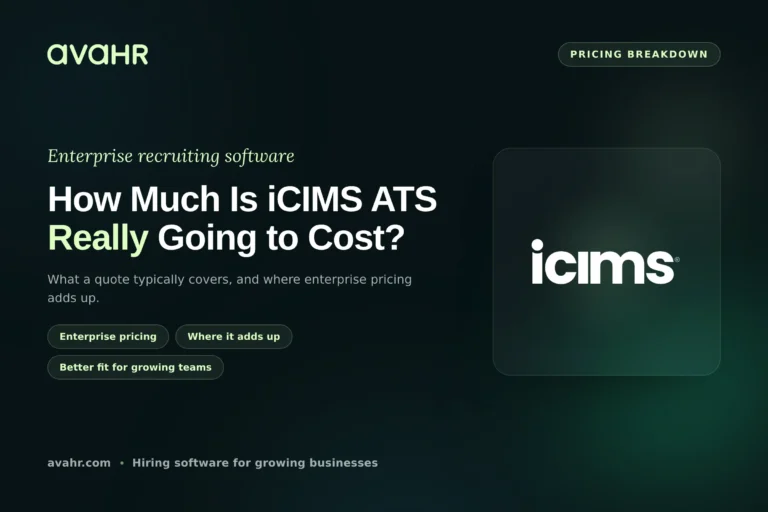 iCIMS Pricing: How much is iCIMS ATS?