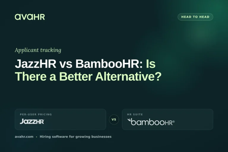 JazzHR vs BambooHR: Is There a Better Alternative?