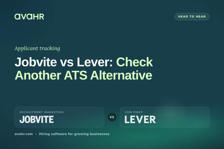 Jobvite vs Lever: Check Another ATS Alternative
