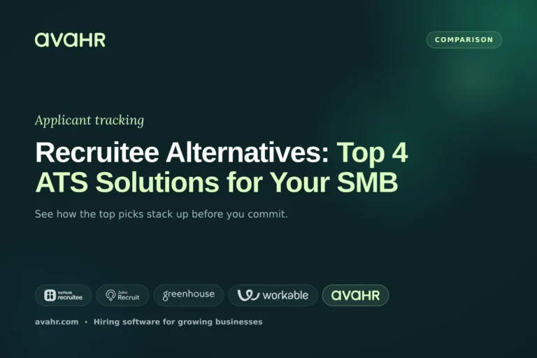 Recruitee Alternatives: Top 4 ATS Solutions for Your SMB
