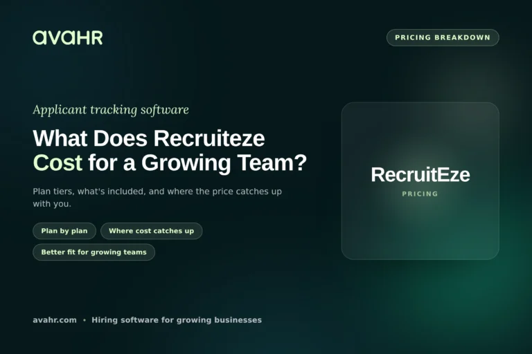 Recruiteze Pricing 2026: What Growing Teams Should Know