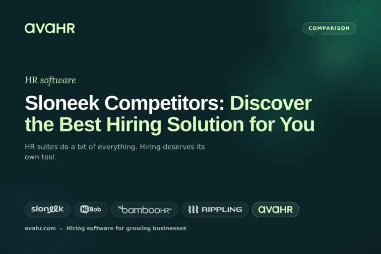 Sloneek Competitors: Discover the Best Hiring Solution for You