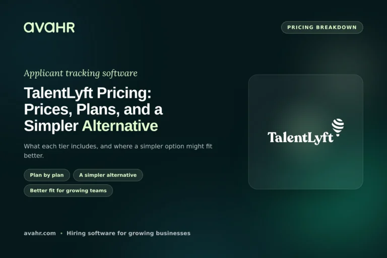 TalentLyft Pricing 2026: Prices, plans, and a simpler alternative