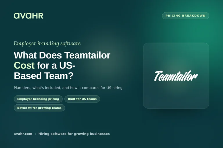 Teamtailor Pricing: Costs, Plans & a US-Based Alternative