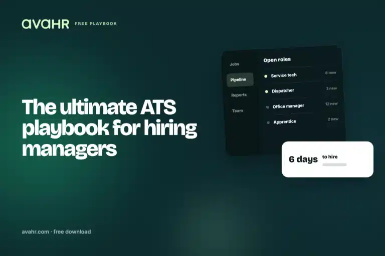 The Ultimate ATS Playbook for Hiring Managers by AvaHR