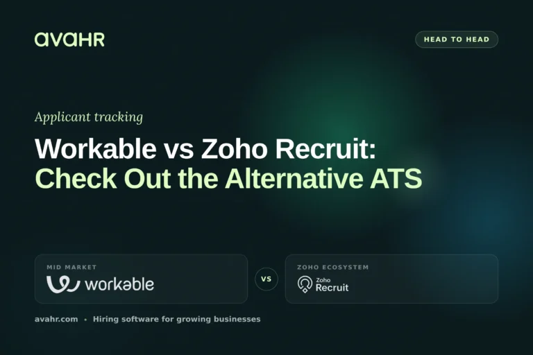 Workable vs Zoho Recruit: Check Out the Alternative ATS