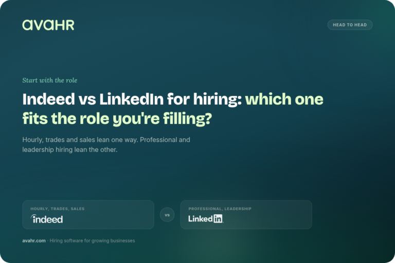 Indeed vs LinkedIn for hiring: which one fits the role you’re filling