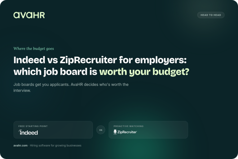 Indeed vs ZipRecruiter for employers: which job board is worth your budget?